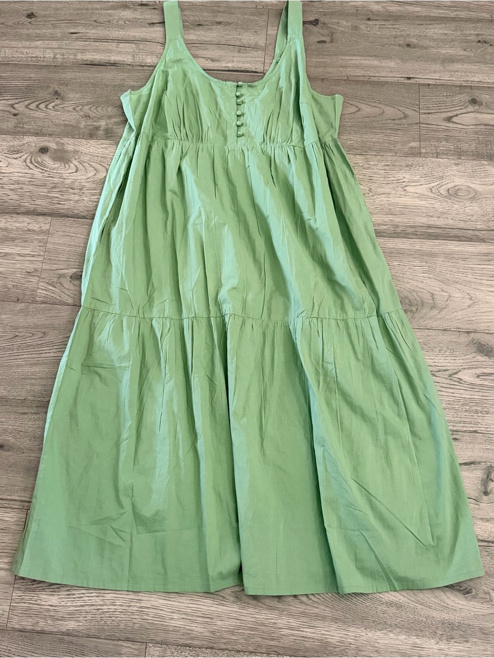Adore Me Light Green Cotton Lounge Dress